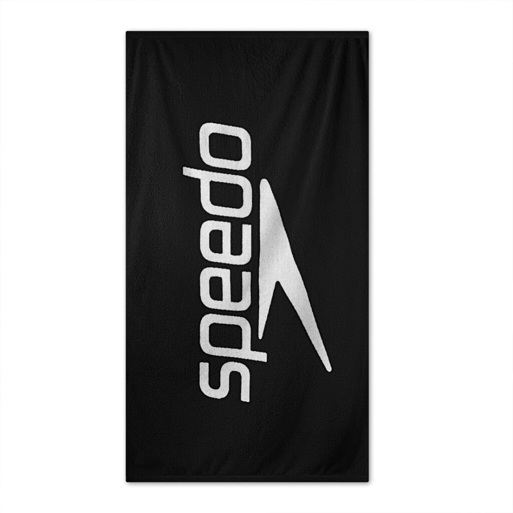 Speedo - Serviette Speedo Logo - Serviette - Blanc|noir - Taille Unique - Decathlon
