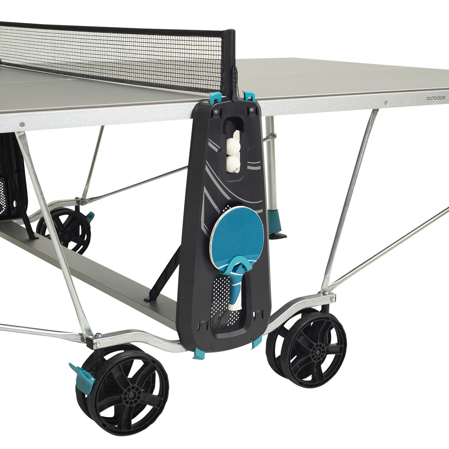 Table de ping pong d'extérieur Cornilleau 200X bleu 4/8