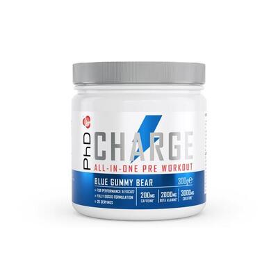 Pre-workout charge 300g phd nutrition