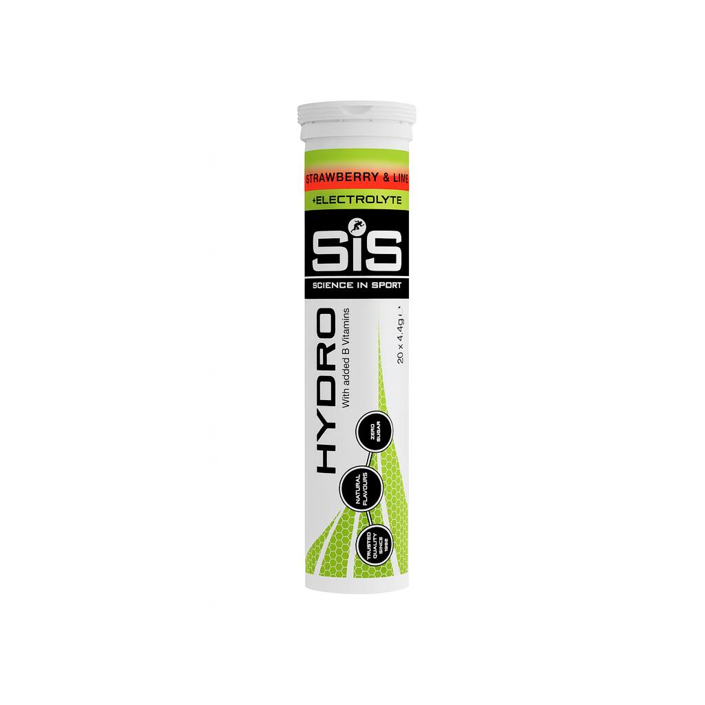 SCIENCE IN SPORT Elektrolyte bruistabletten - 20stuks - Go Hydro Strawberry & Lime