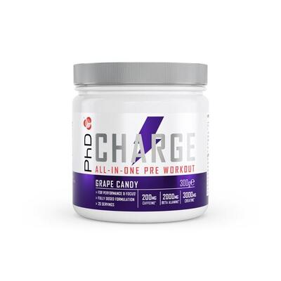 Pre-workout charge 300g phd nutrition
