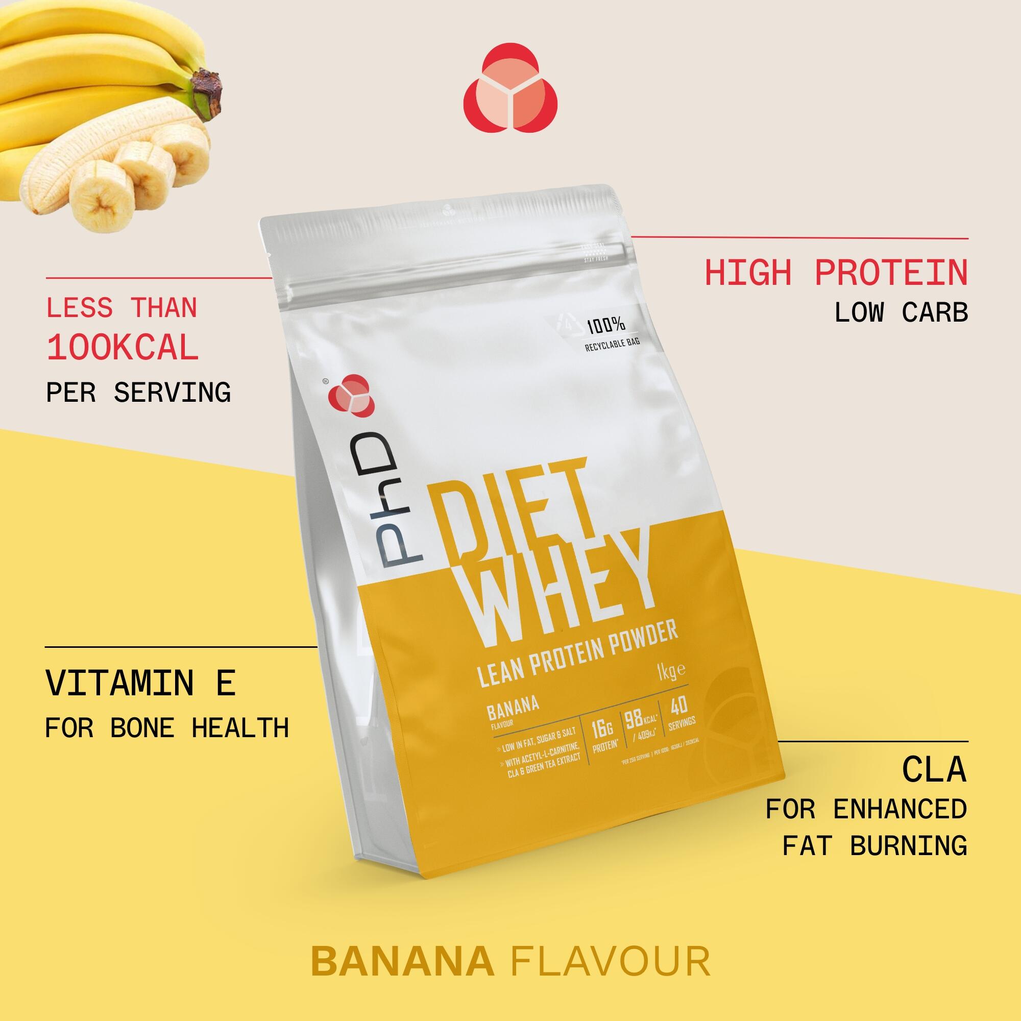 Proteine Diet Whey 1kg PhD Nutrition 2/5