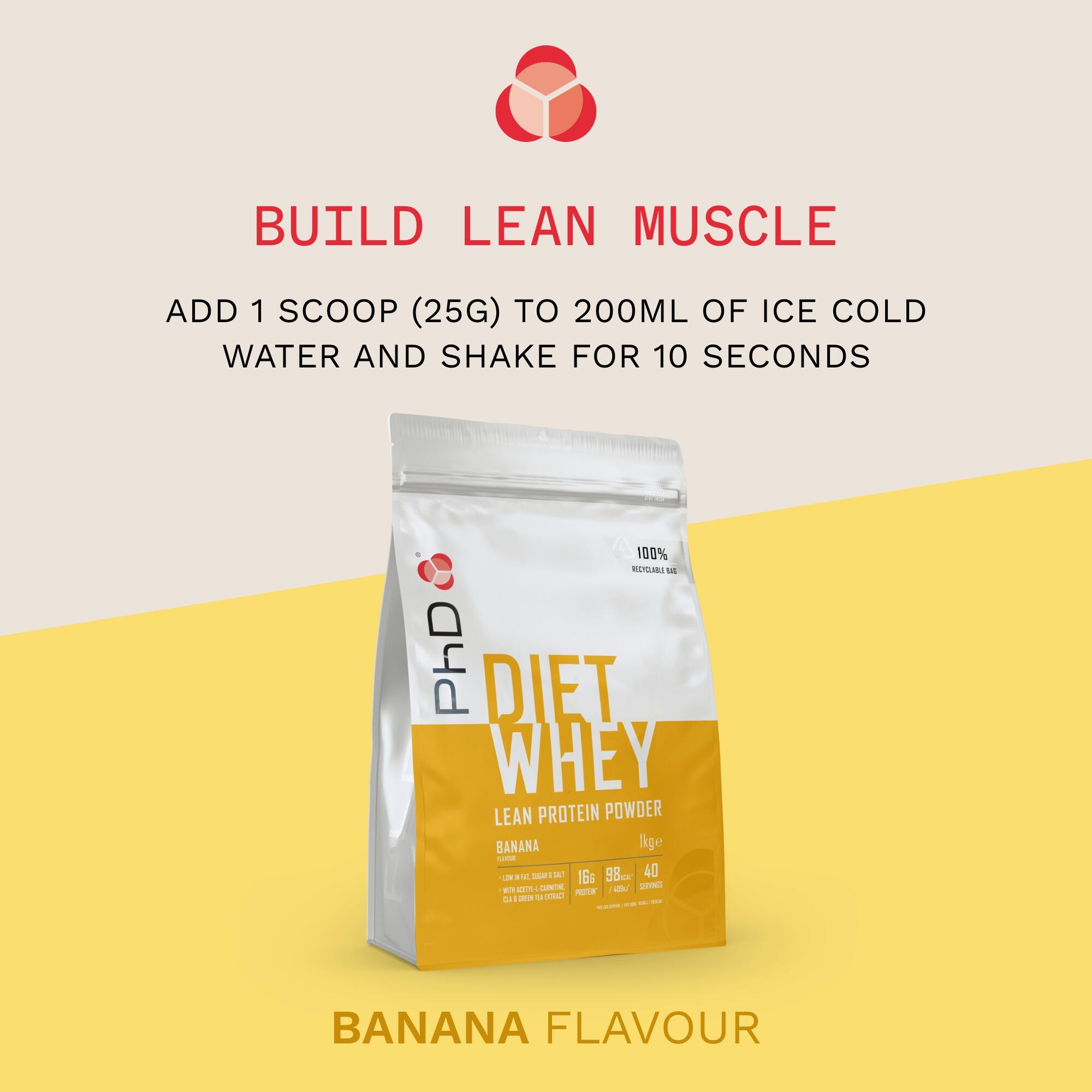Proteine Diet Whey 1kg PhD Nutrition 3/5