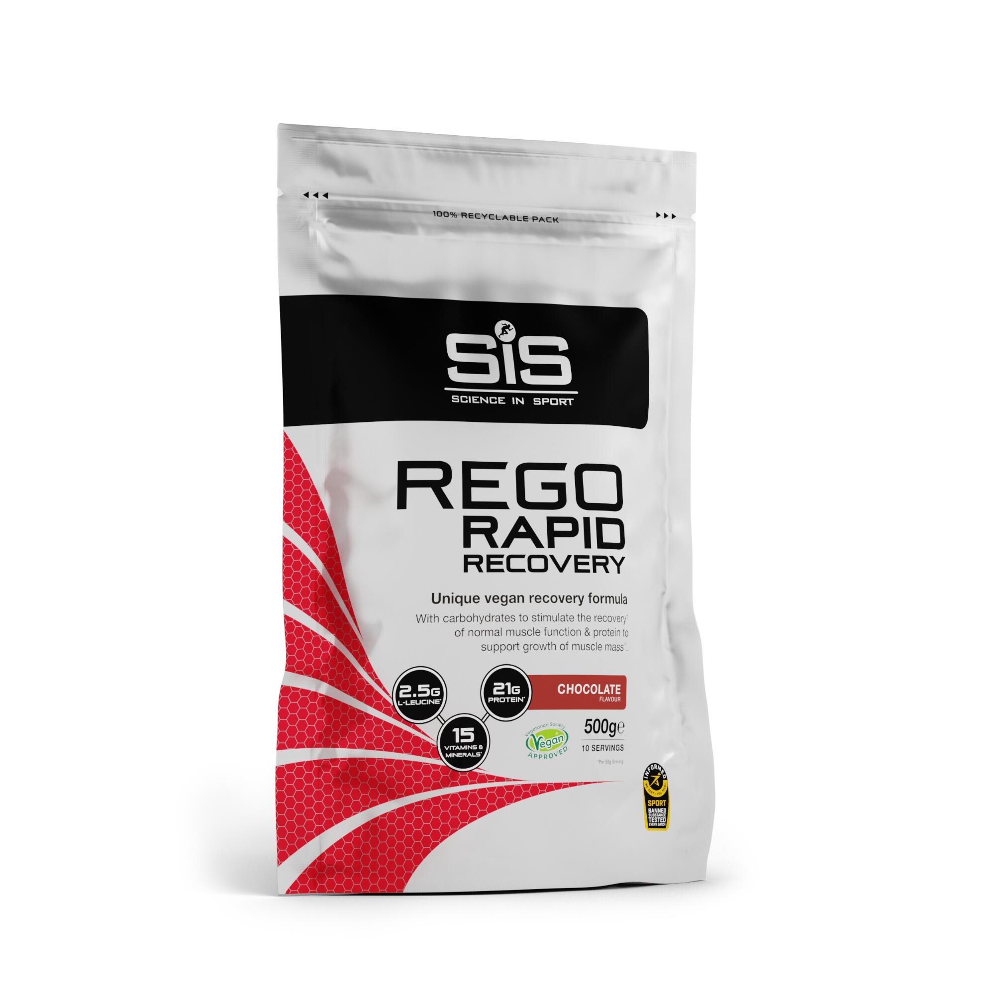 Science In Sport - Shake Protéiné 500 G - Rego Rapid Recovery Chocolat - Boisson De Récupération - 500 G - Decathlon