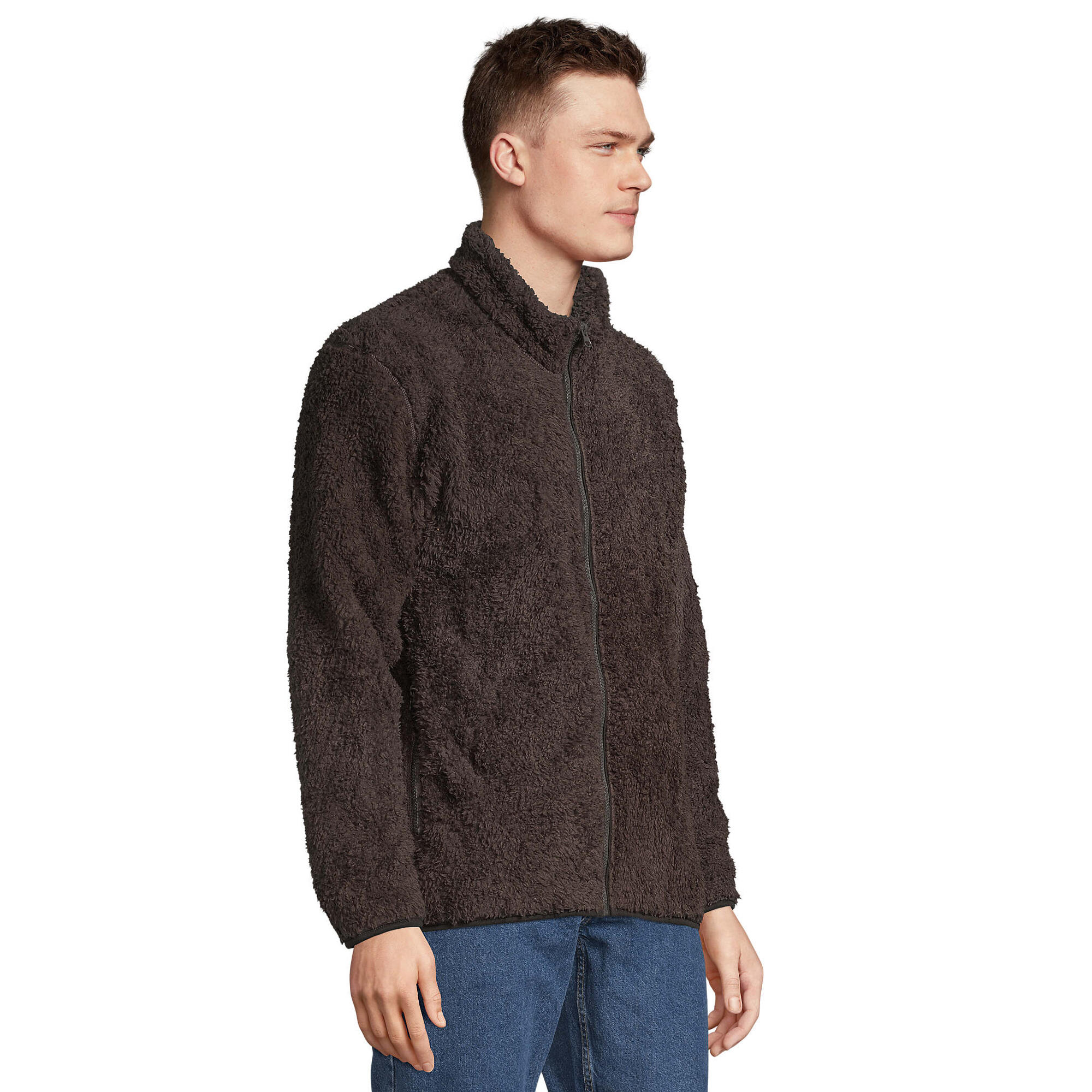 Bluza Polarowa Unisex Dla Dorosłych Z Zamkiem Błyskawicznym