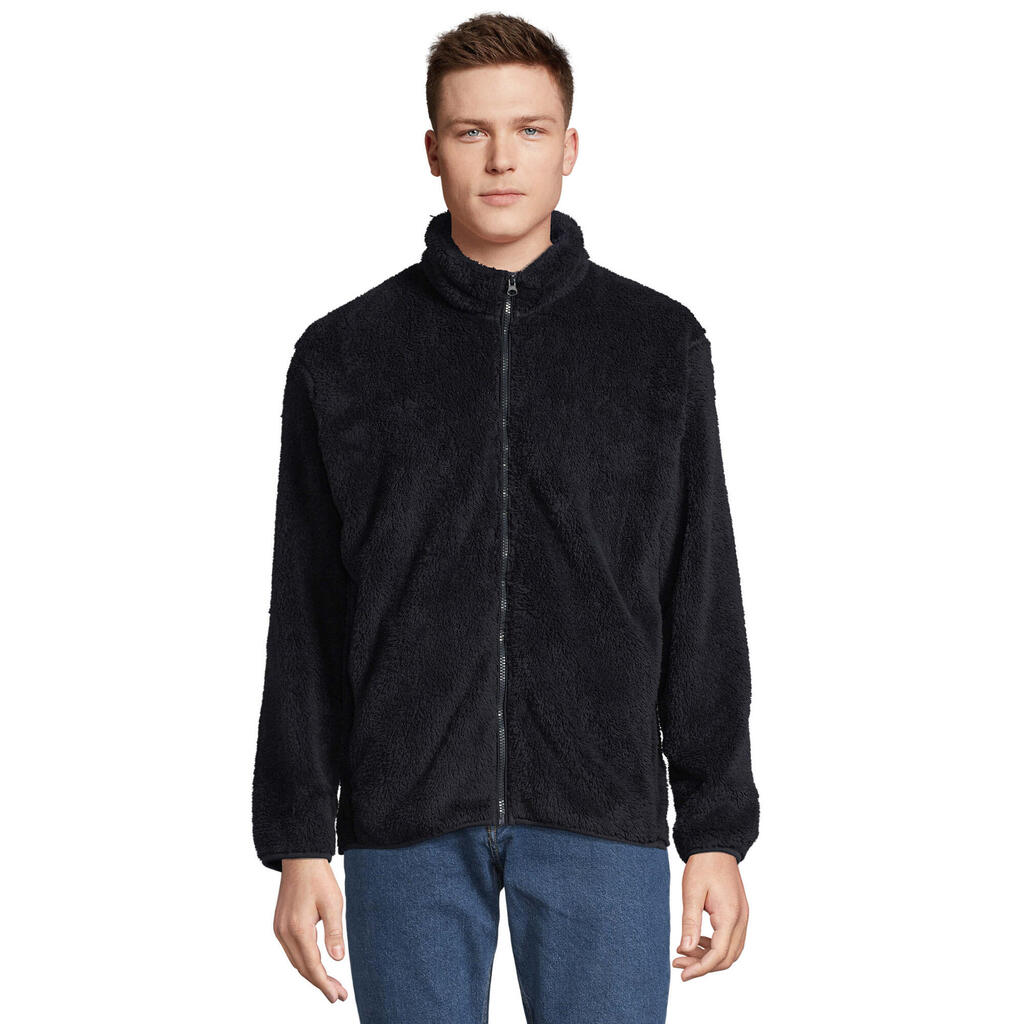 Unisex Adult Full Zip Fleece Jacket (Navy)