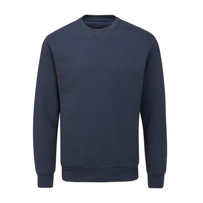Unisex essential effen sweatshirt voor volwassenen (bourgondië)