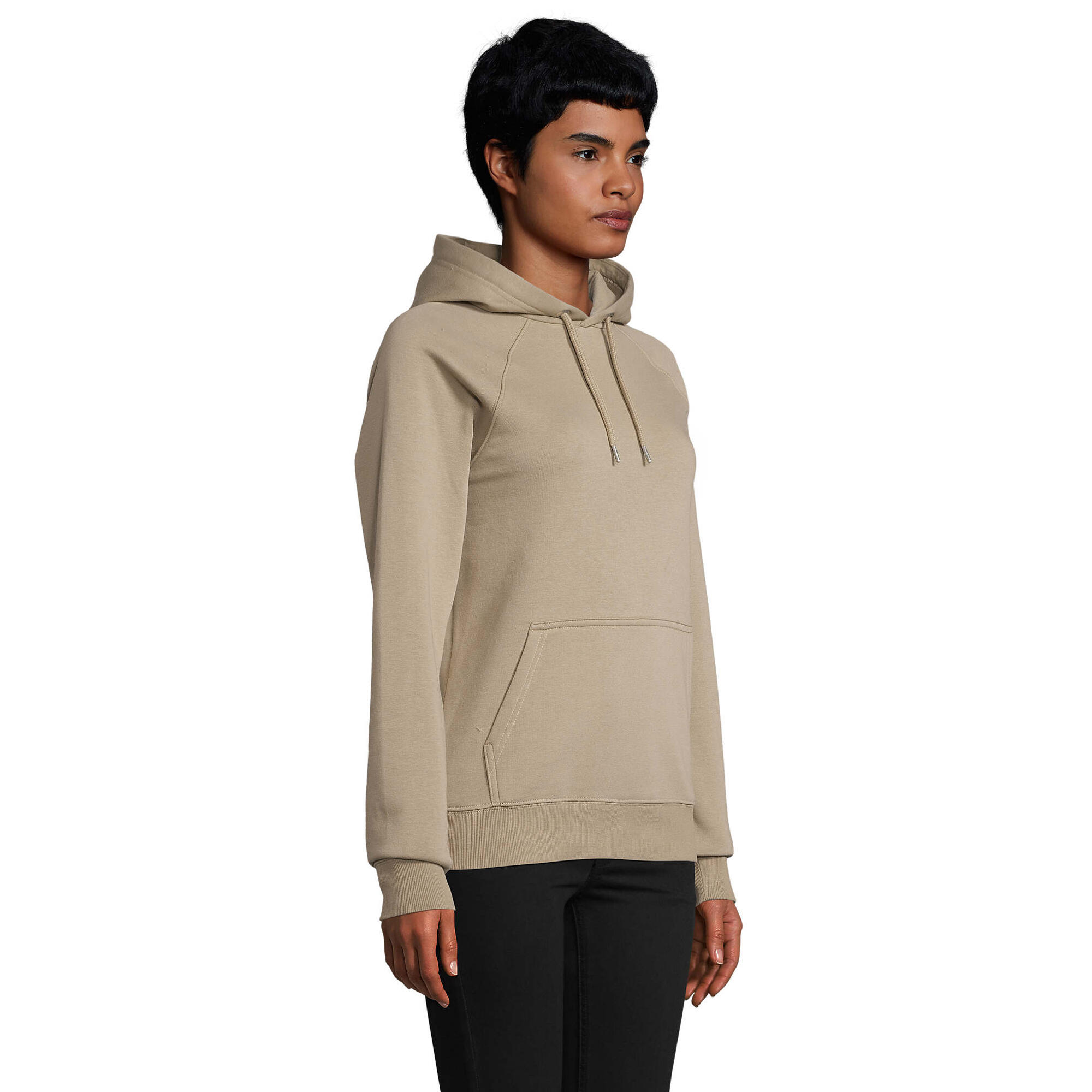 Sweat À Capuche STELLAR Adulte (Kaki) 3/4