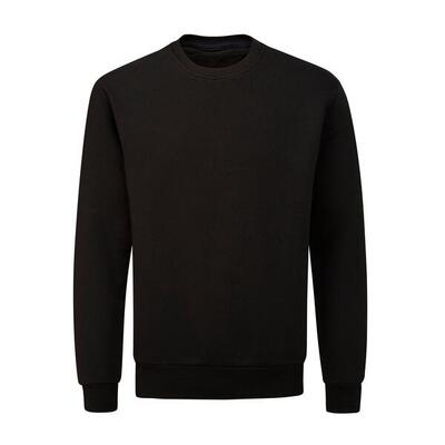 Unisex essential effen sweatshirt voor volwassenen (bourgondië)