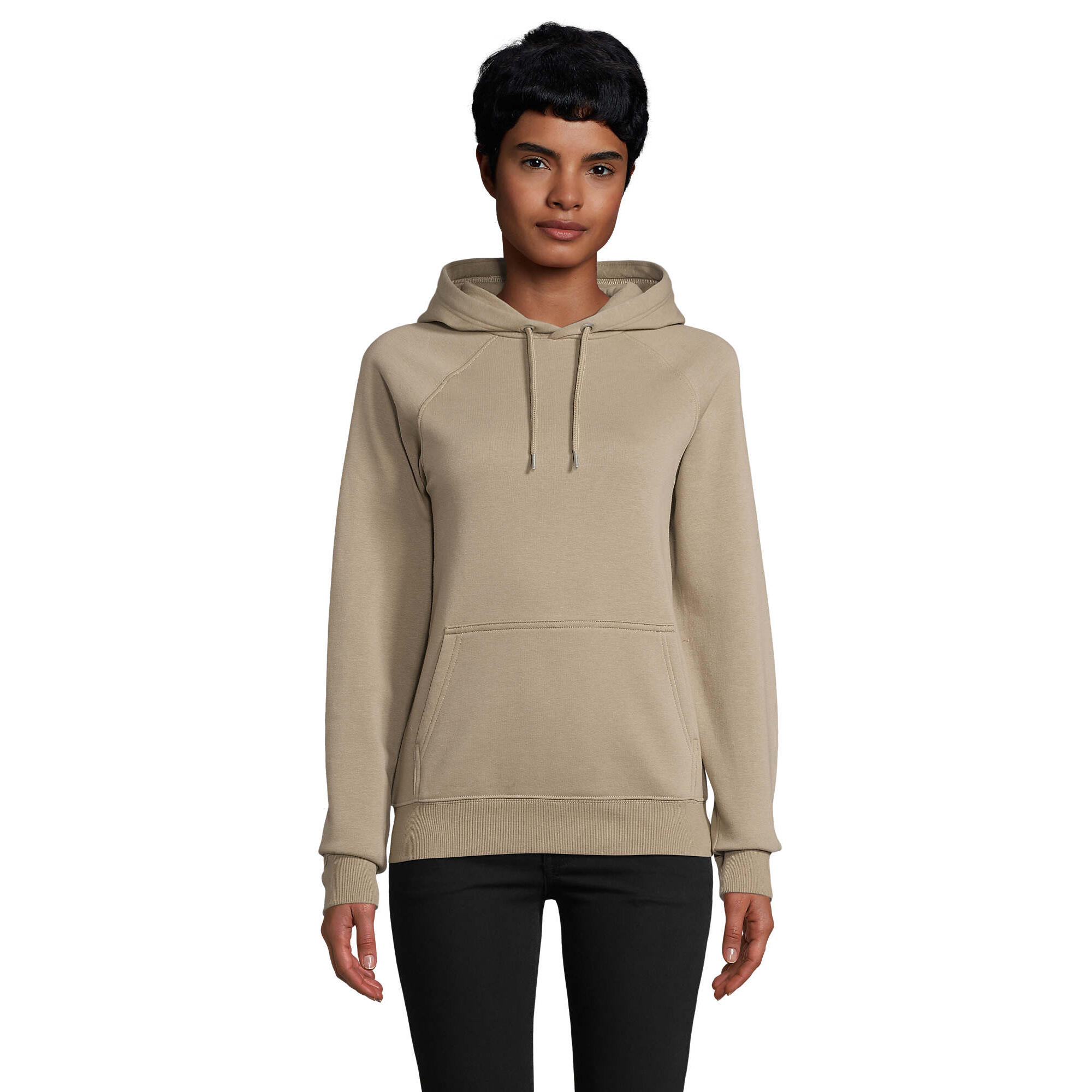 Sol's - Sweat À Capuche Stellar Adulte (kaki) - Polaire - Vert - Decathlon