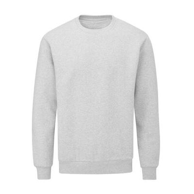 Unisex essential effen sweatshirt voor volwassenen (bourgondië)