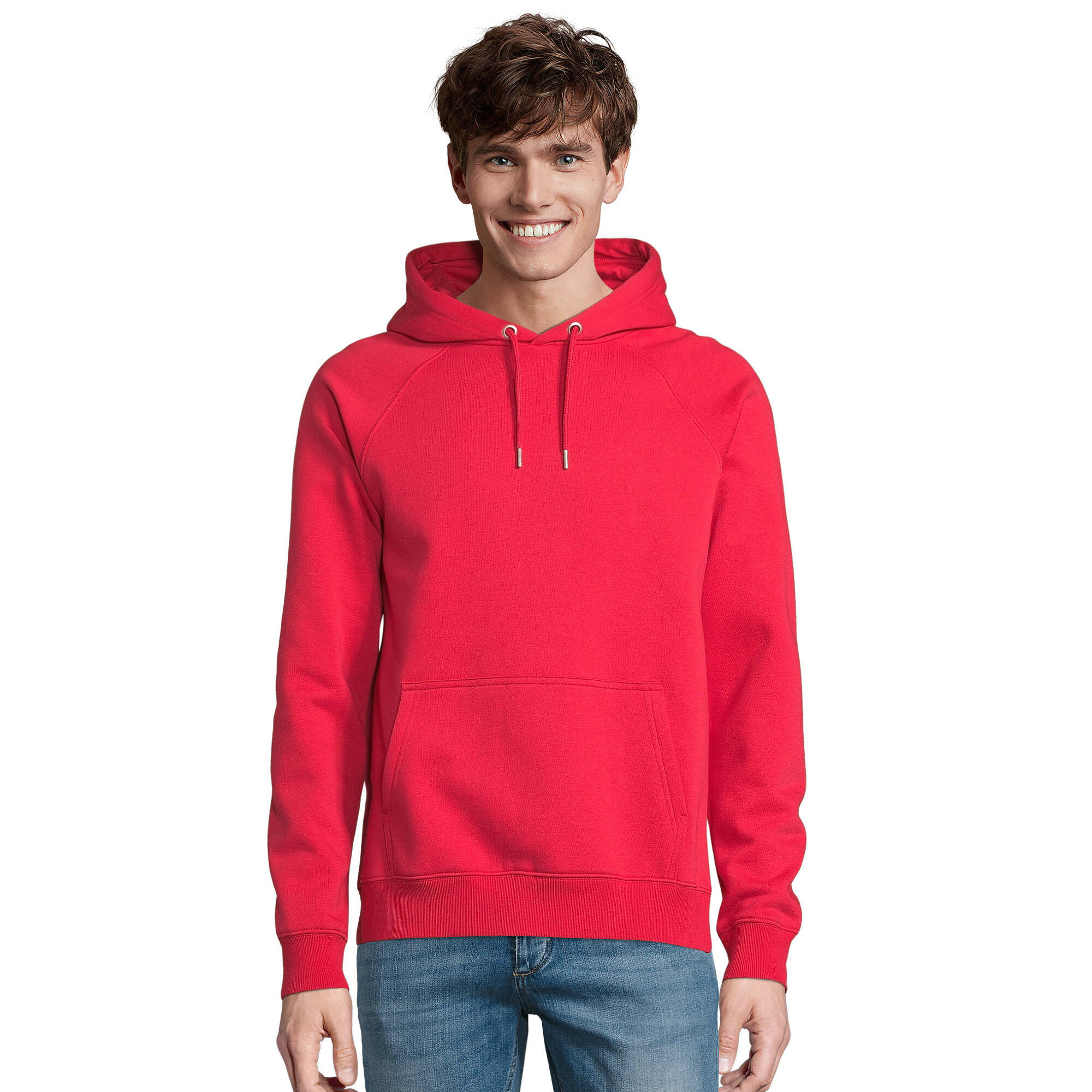 Sol's - Sweat À Capuche Stellar Adulte (rouge) - Polaire - Rouge - Decathlon