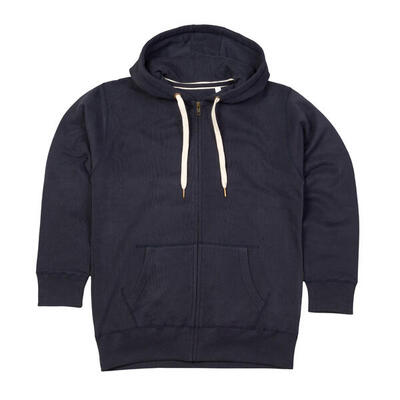 Heren superstar full zip hoodie (donkere marine)