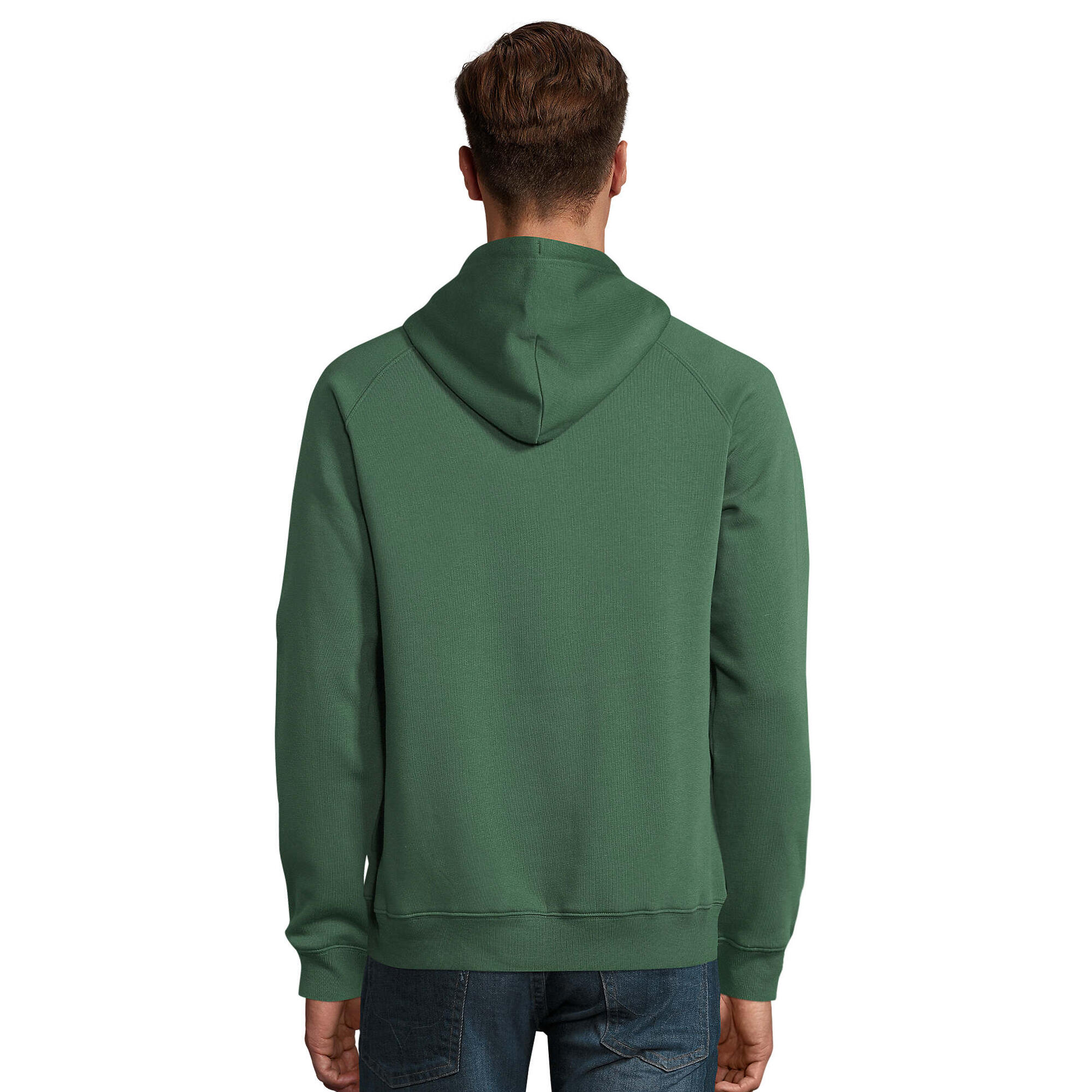 Sweat À Capuche STELLAR Adulte (Vert Bouteille) 2/4