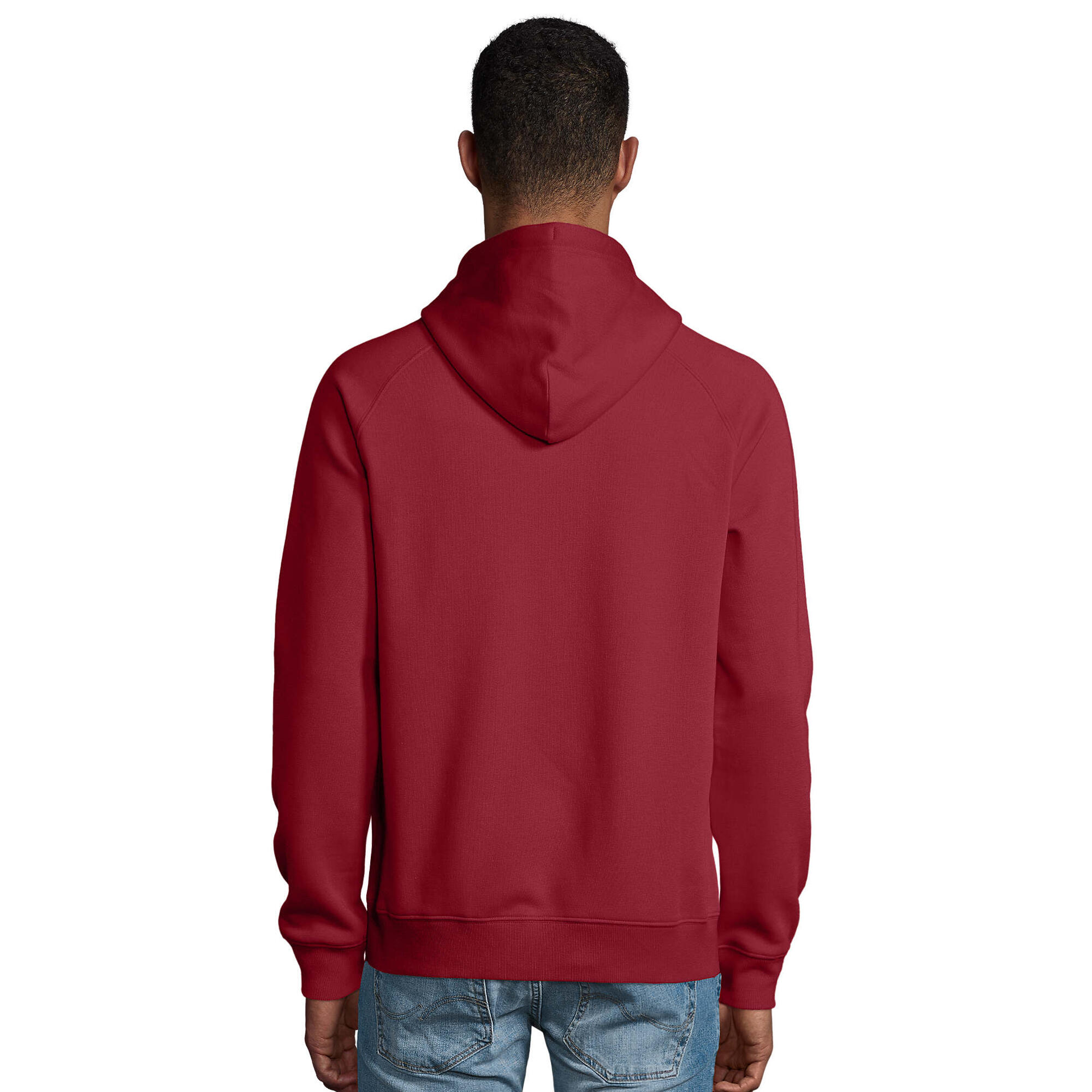 Sweat À Capuche STELLAR Adulte (Bordeaux) 2/4
