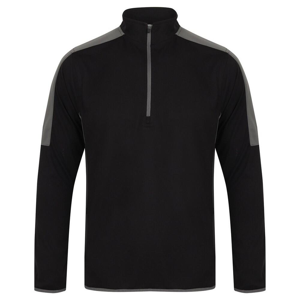 Finden & Hales - Haut De Sport Motif/style Détail Contrasté Adulte (noir / Gris Foncé) - Pull - Gris|noir - Decathlon