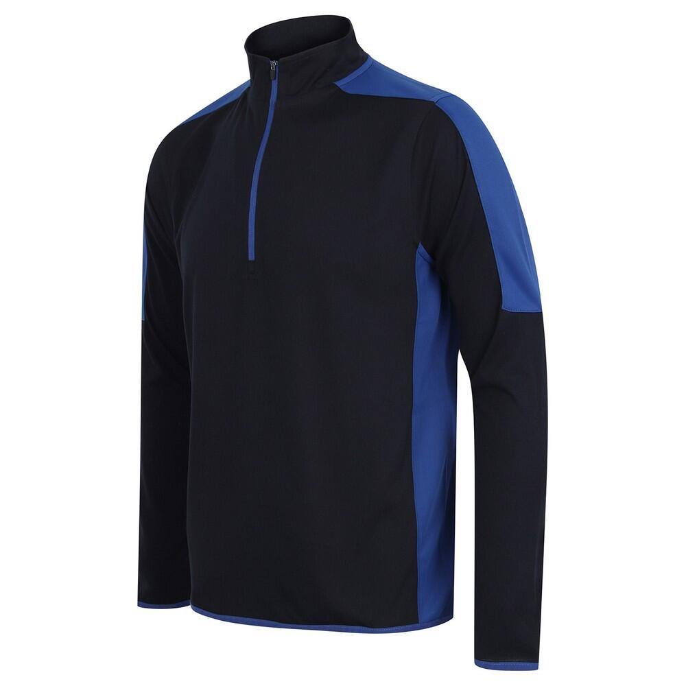 Haut De Sport Motif/style Détail Contrasté Adulte (Bleu Marine / Bleu Roi) 4/4