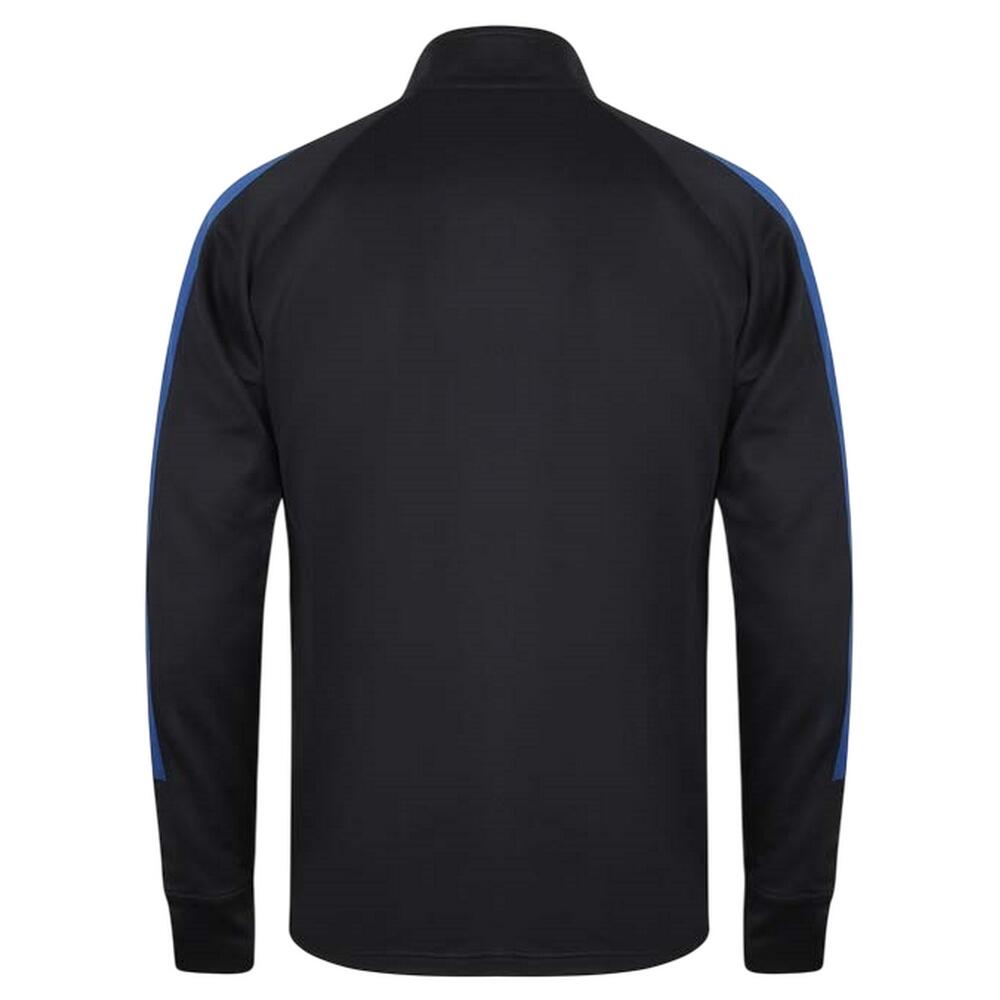 Camisola de malha unissexo para adultos (Azul Marinho / Azul Real) 2/3