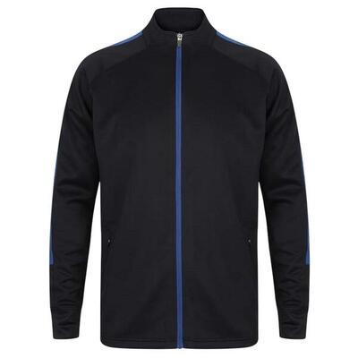 Gebreide uniseks volwassen track top (marine)