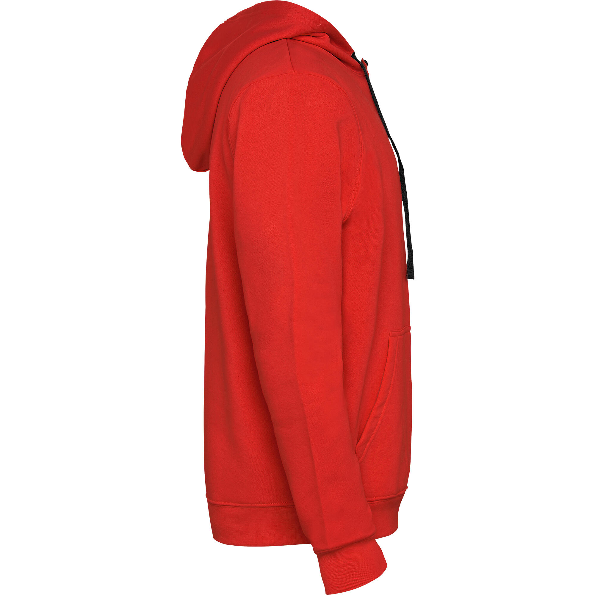 Sweat À Capuche URBAN Homme (Rouge / Noir) 3/4