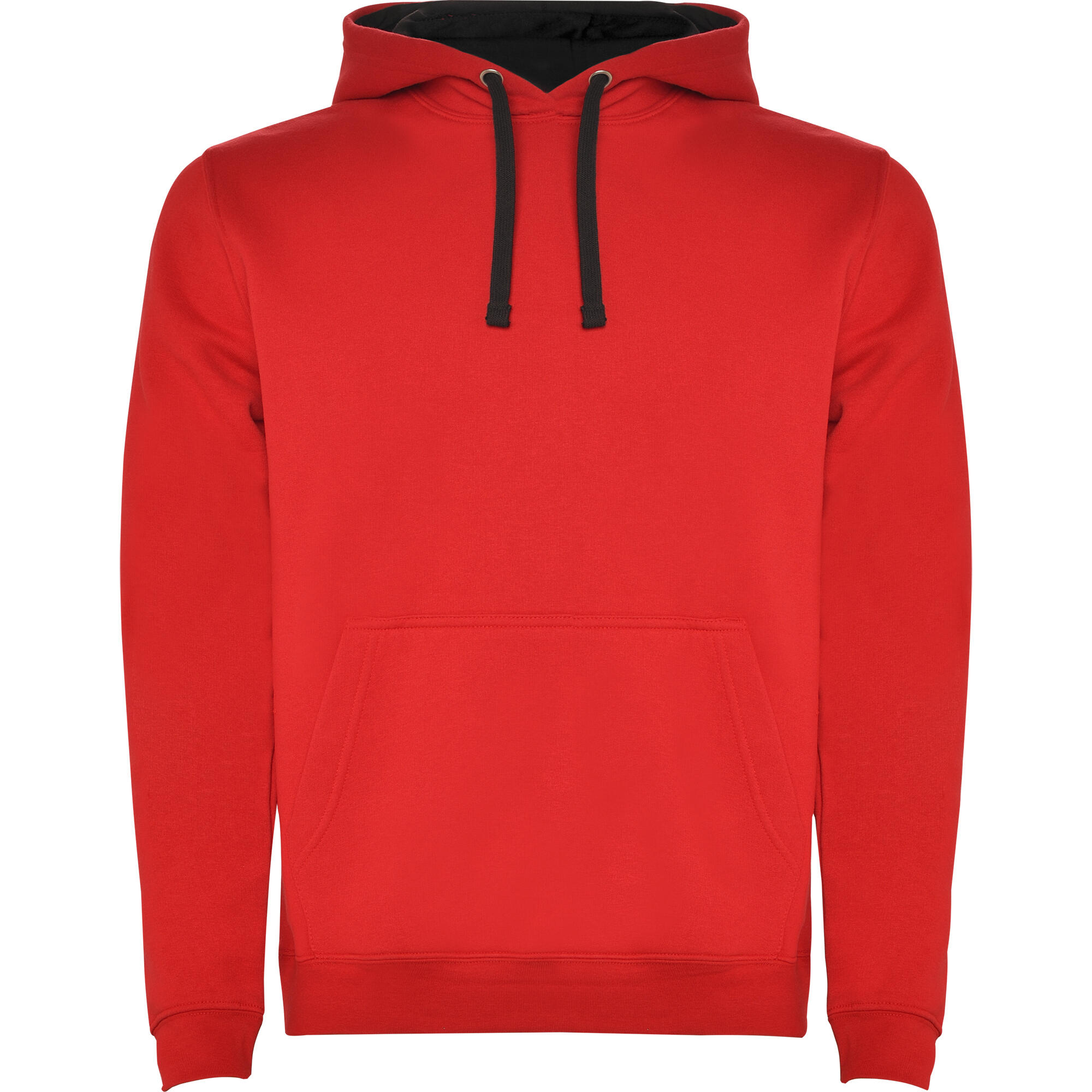 Roly - Sweat À Capuche Urban Homme (rouge / Noir) - Sweat-shirt - Noir|rouge - Decathlon