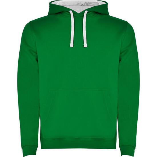 Sweat À Capuche URBAN Homme (Vert Kelly / Blanc)