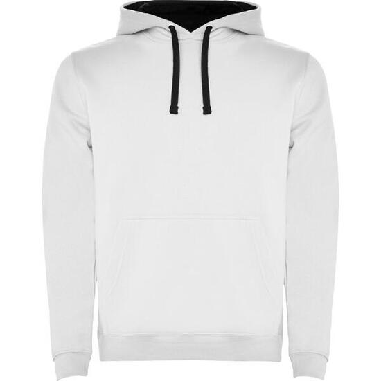 Sweat À Capuche URBAN Homme (Blanc / Bleu Marine)