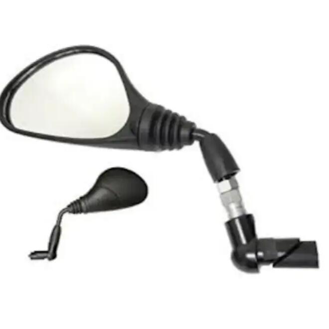 E-Bike Left Hand Long Stem Bar End Fitting Bicycle Mirror