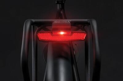Luce posteriore a LED con supporto per portapacchi da 80 mm Axa E-Bike Juno