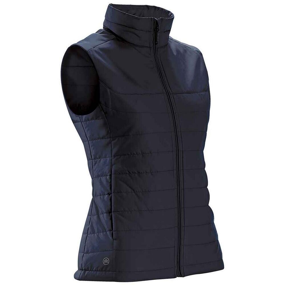 Mulheres/Ladias Nautilus Quilted Gilet (Azul Marinho) 3/3