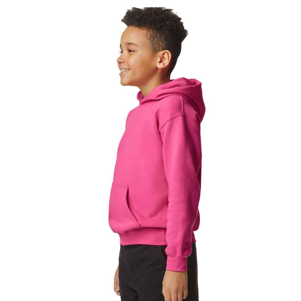 Felpa Con CappuccioPile Bambini Gildan Softstyle Limonata Rosa 3/3