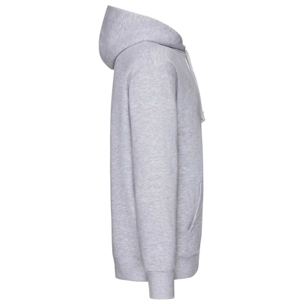 Sweat À Capuche Motif/style Chiné PREMIUM Homme (Gris Chiné) 3/3
