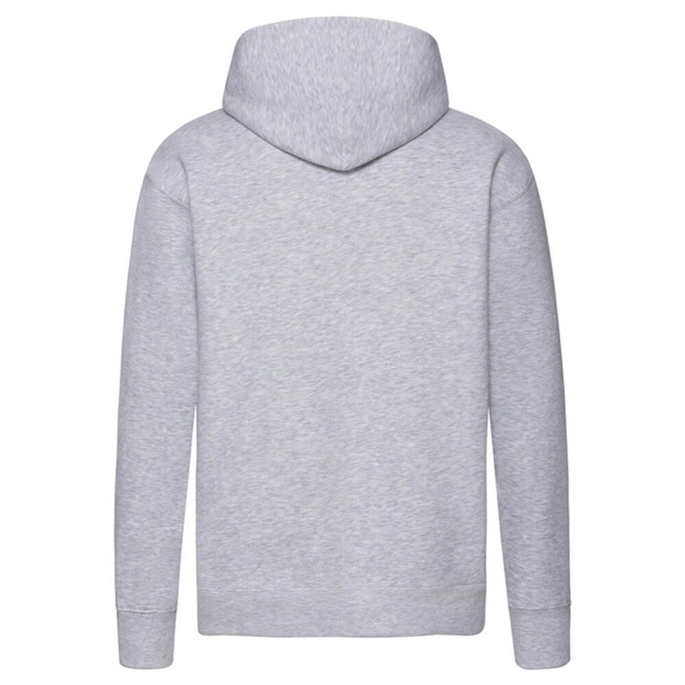 Sweat À Capuche Motif/style Chiné PREMIUM Homme (Gris Chiné) 2/3