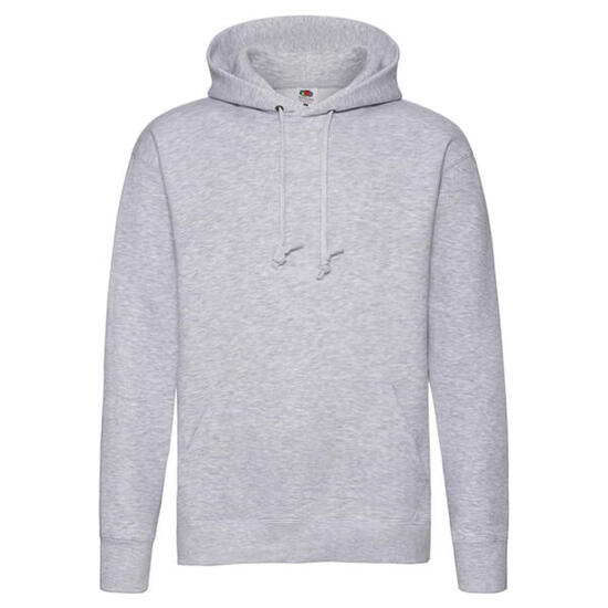 Sweat À Capuche Motif/style Chiné PREMIUM Homme (Gris Chiné)