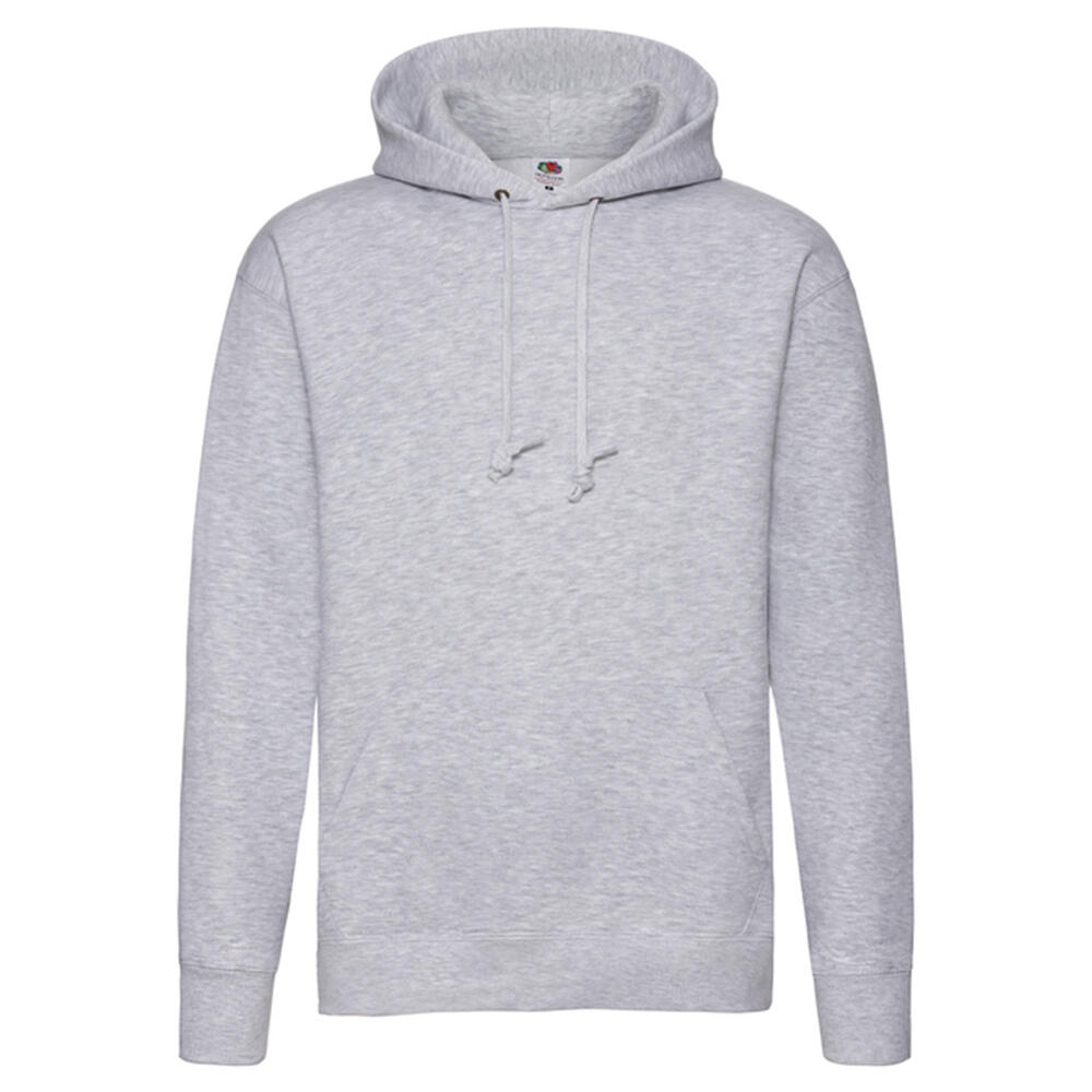 Fruit Of The Loom - Sweat À Capuche Motif/style Chiné Premium Homme (gris Chiné) - Pull - Gris - Decathlon