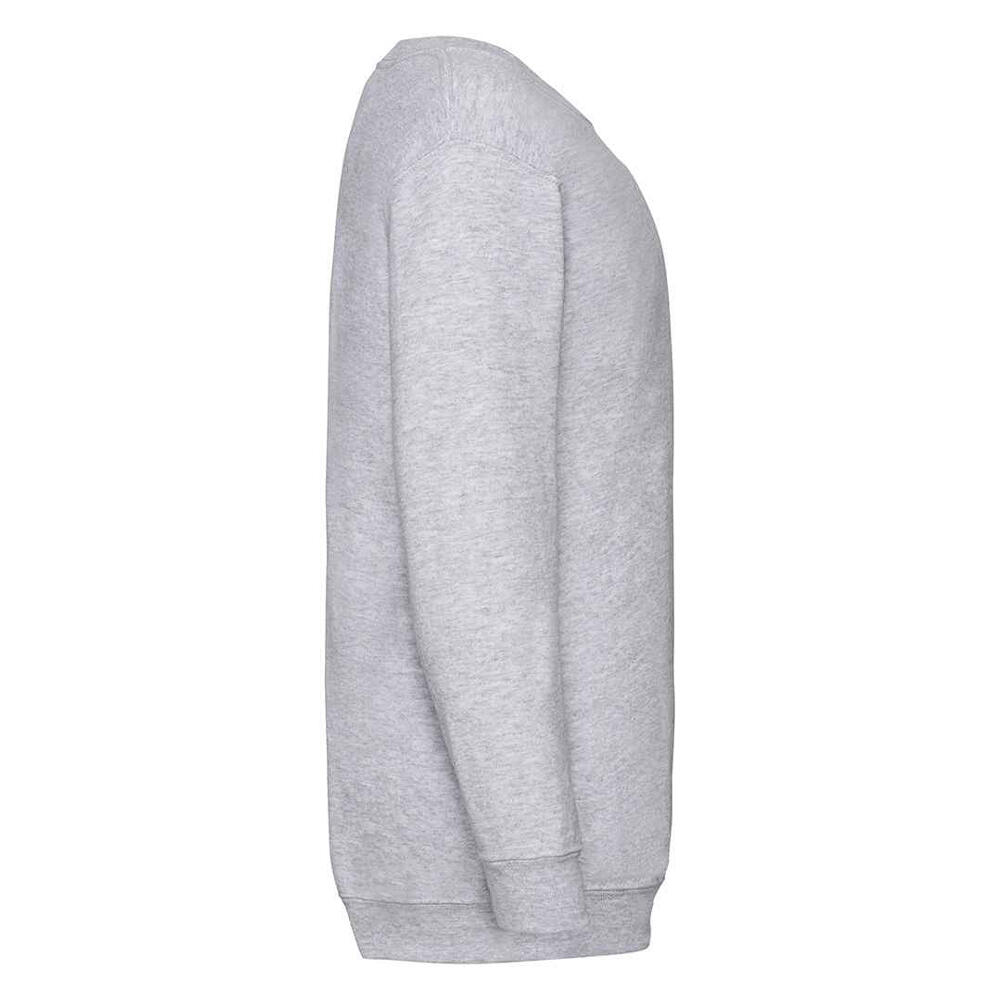 Felpa A Giro Bambini Fruit Of The Loom Classic Grigio Erica 3/3