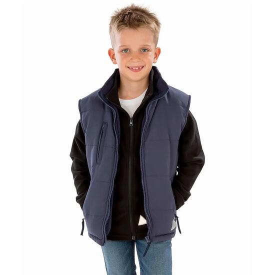 Veste Sans Manches Enfant (Bleu Marine)