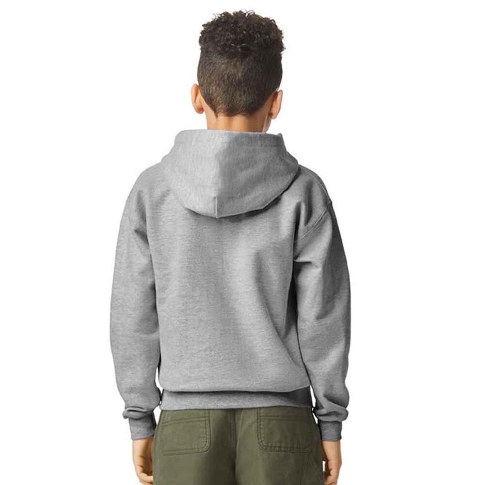 Sudadera Softstyle de Polar para Niños/Niñas Gris Deportivo Jaspeado 2/3