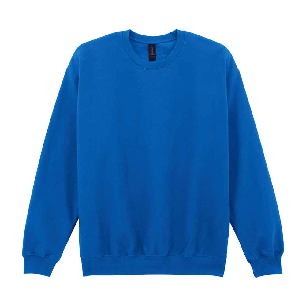 Mens Soft Style Midweight Crew Neck Sweatshirt (Royal Blue)