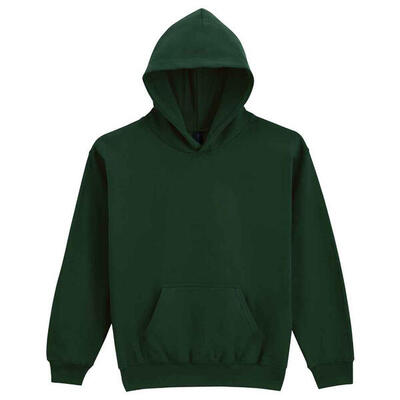 Kinder/kids softstyle fleece midweight hoodie (sport grijs heide)