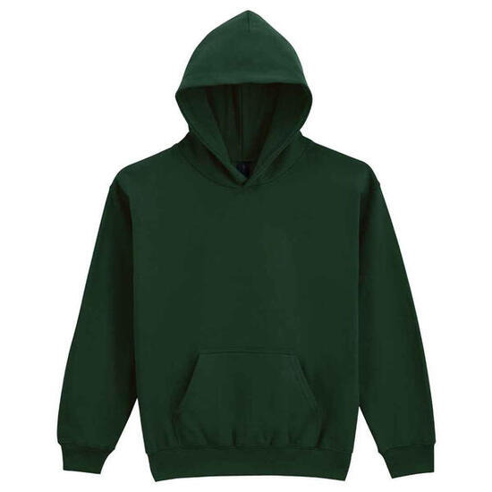 Sweat À Capuche SOFTSTYLE Enfant (Vert Forêt)