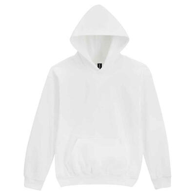 Kinder/kids softstyle fleece midweight hoodie (sport grijs heide)