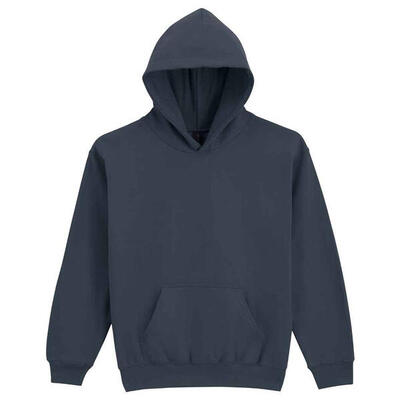 Kinder/kids softstyle fleece midweight hoodie (sport grijs heide)