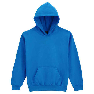 Kinder/kids softstyle fleece midweight hoodie (sport grijs heide)