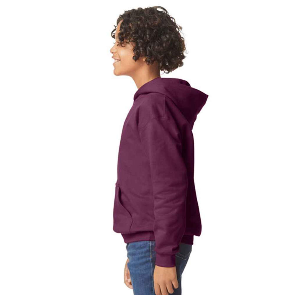 Felpa Con CappuccioPile Bambini Gildan Softstyle Marrone 3/3
