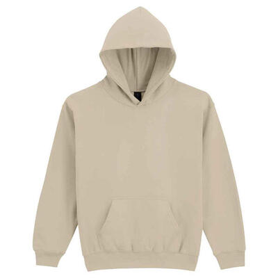 Kinder/kids softstyle fleece midweight hoodie (sport grijs heide)