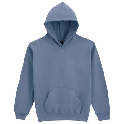 Kinder/kids softstyle fleece midweight hoodie (sport grijs heide)