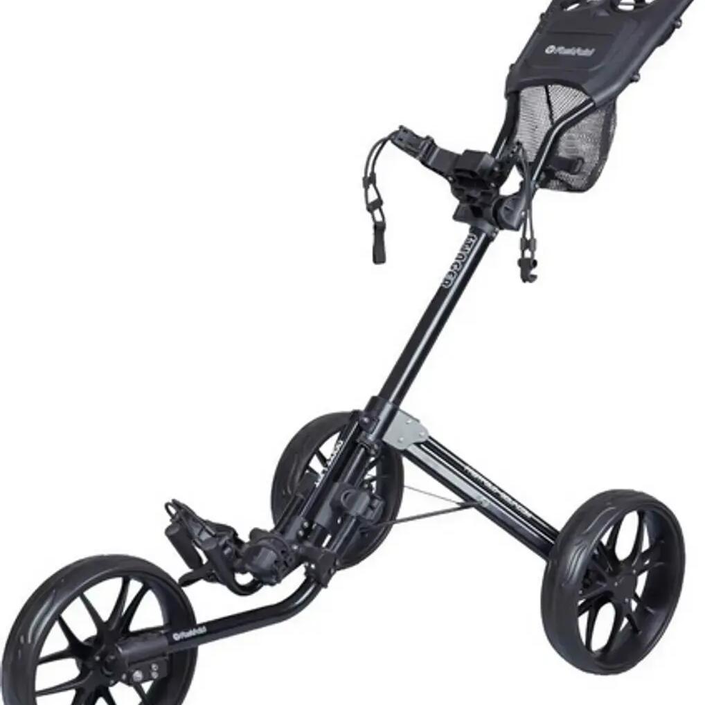 FastFold Mission 5.0 Golftrolley - Mat Charcoal - Zwart
