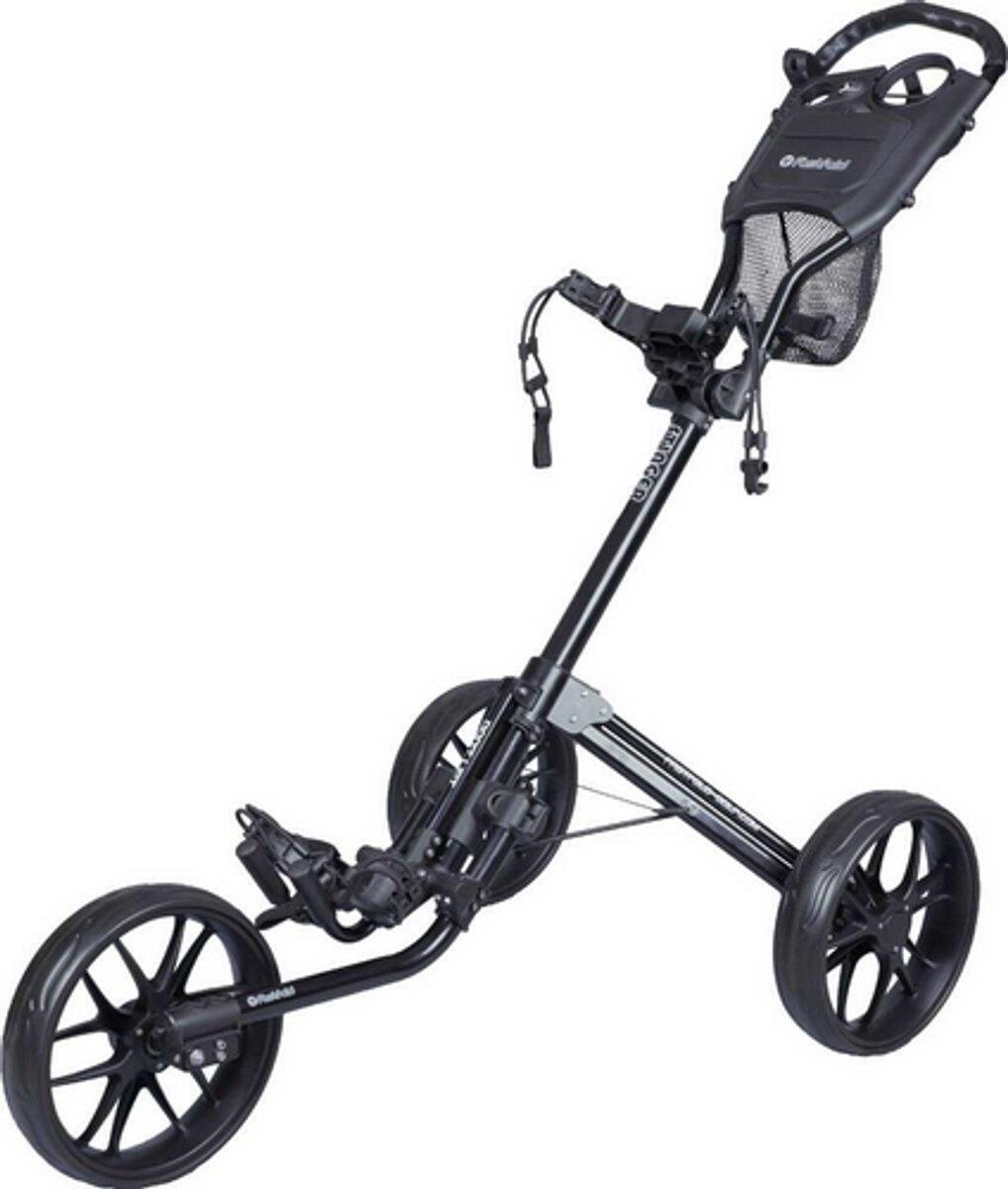 FastFold Mission 5.0 Golftrolley - Mat Charcoal - Zwart 1/5