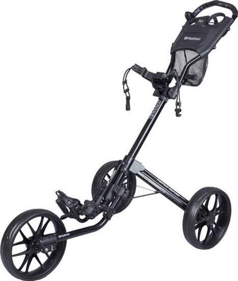 FastFold Mission 5.0 Golftrolley - Mat Charcoal - Zwart